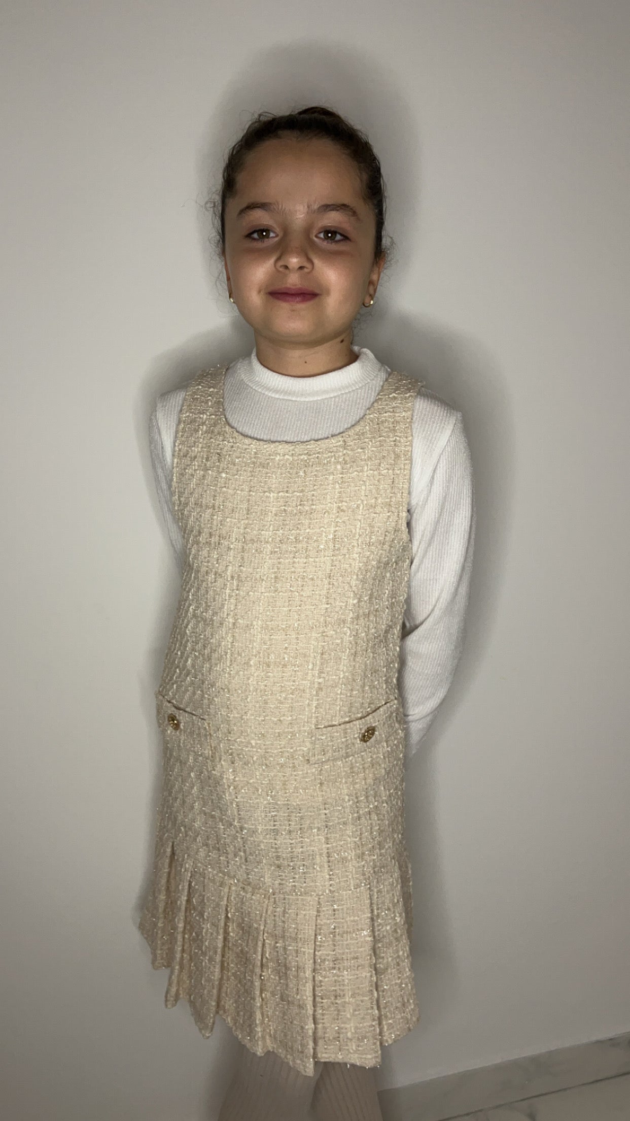 Robe en tweed