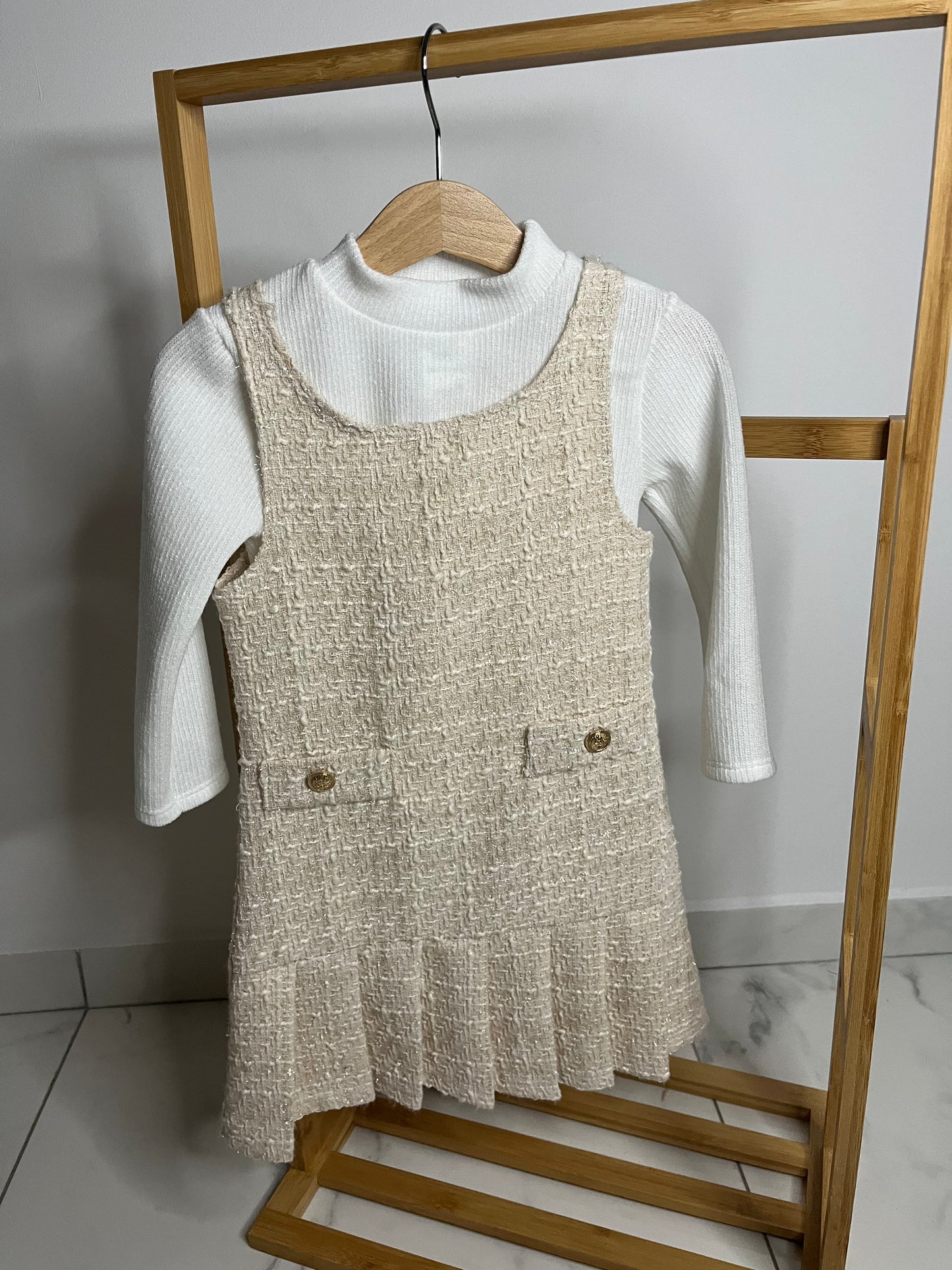 Robe en tweed