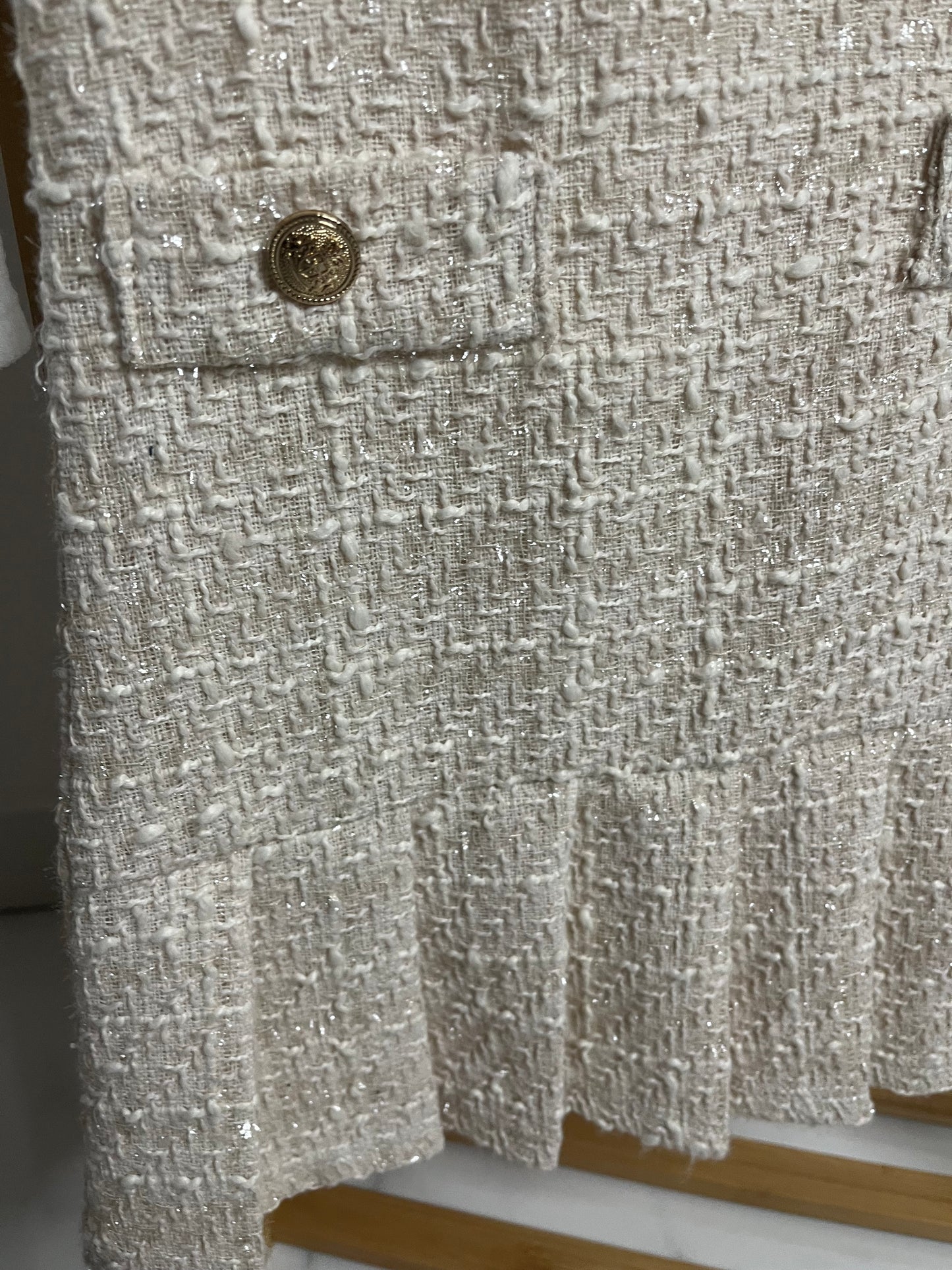 Robe en tweed