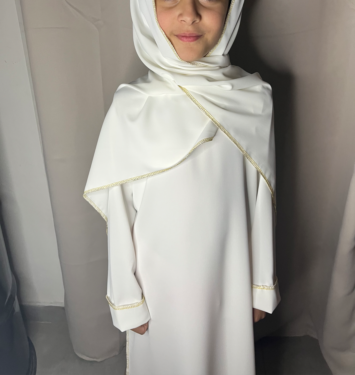 Abaya voile intégré