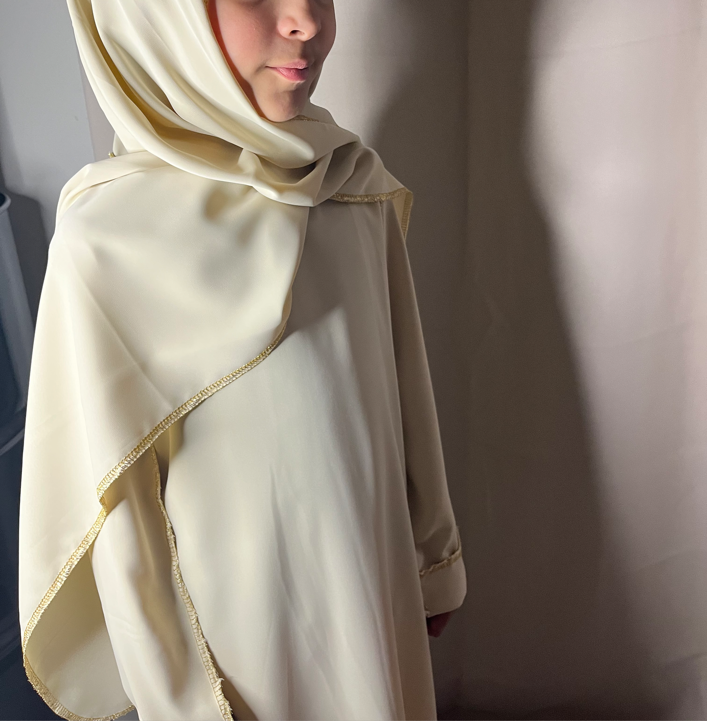 Abaya voile intégré